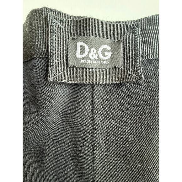 Dolce & Gabbana Women’s Black Virgin Wool Pleated Midi Skirt Sz 38(US 2-4)Italy - Picture 10 of 15